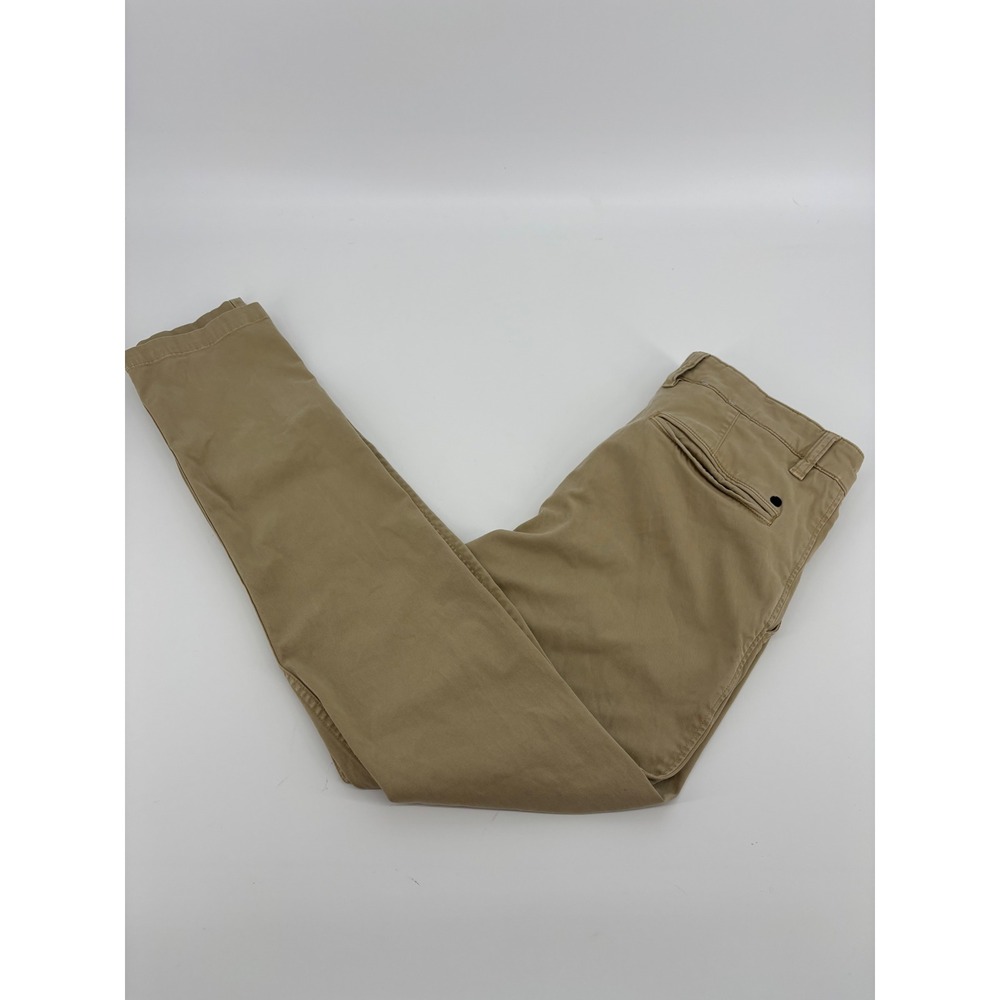 NN07 Marco 1400 Slim Chino Trousers Khaki Tan Italian Fabric Mens 30/32